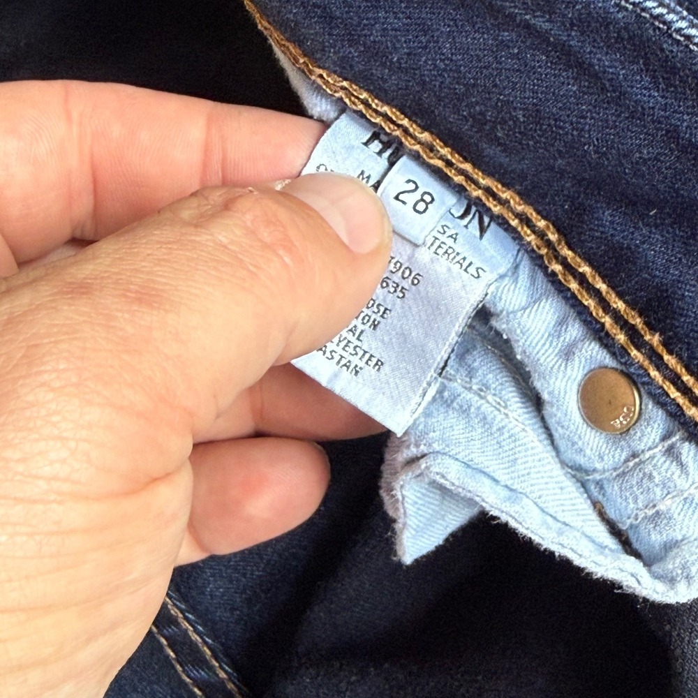 Hudson Jeans Womens Mid Rise Bootcut Dark Wash‎ Blue Denim Size 30 Inseam 30 - Picture 10 of 12